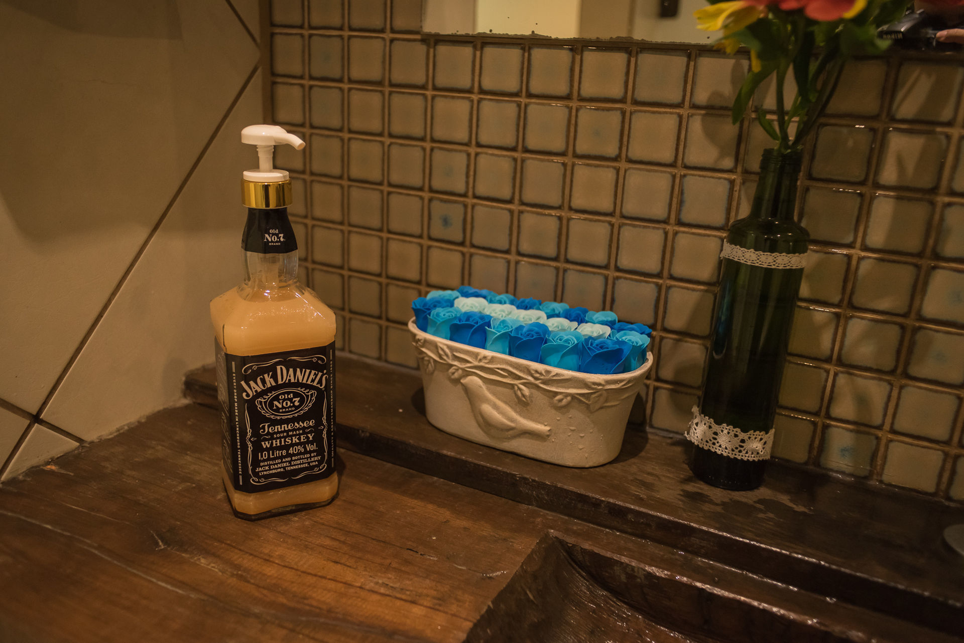 saboneteira jack daniels