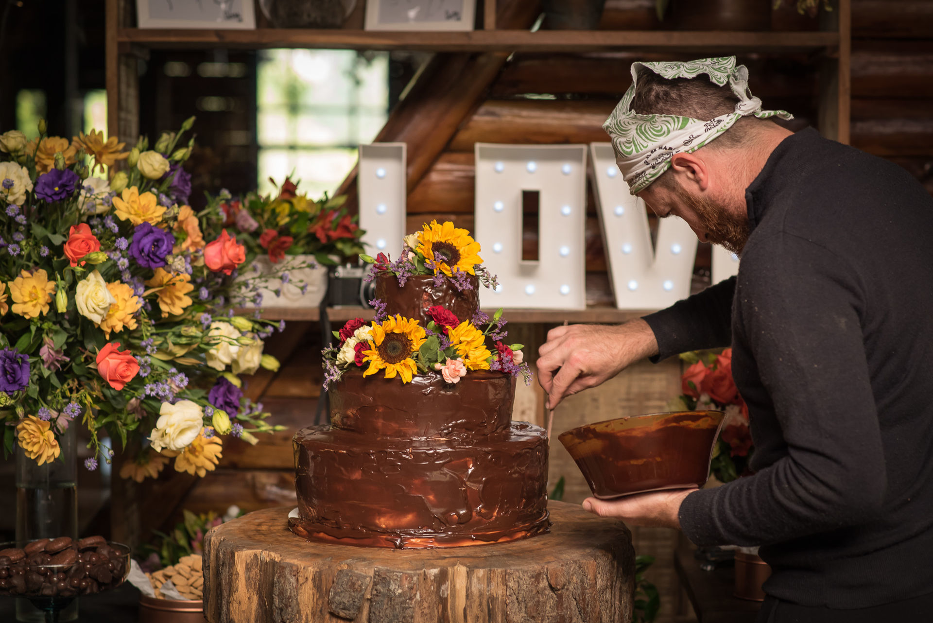 bolo de casamento chocolate